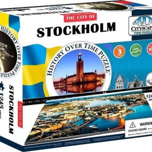 4D Cityscape Puzzle Stockholm