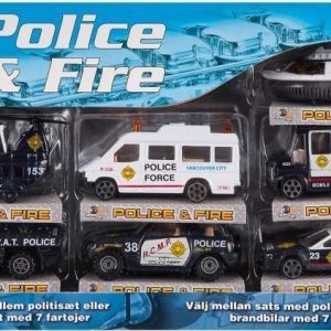 Action Force Speed Set 7-pack Poliisi