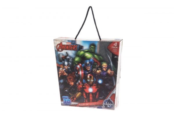 Avengers 3d Palapeli 4 Kpl