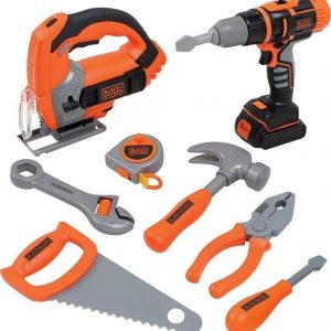 Black & Decker Leikkisetti poralla & sahalla