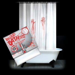 Blood Bath Shower Curtain