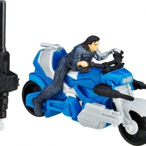 Captain America Combat Racer Winter Soldier W Blast Action Cycle 6 cm