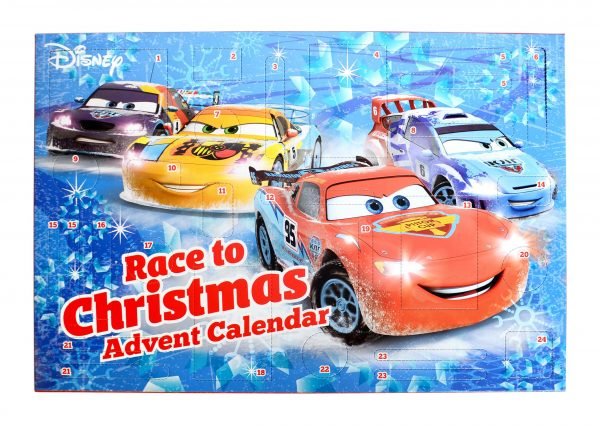 Cars Joulukalenteri Koulutarvikkeilla