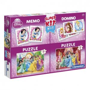 Clementoni 2x30 + Memo + Domino Princess