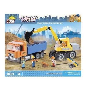 Cobi DUMP TRUCK AND EXCAVATOR 400 palaa