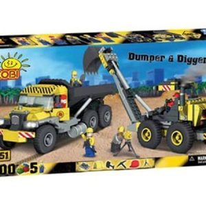 Cobi Dumber & Digger kaivinkonerakennussarja 500 osaa