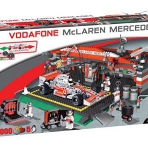 Cobi McLaren F1-auto ja iso varikko rakennuspalikkasarja 1000 osaa