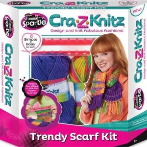 Cra-Z-Knitz Trendy Scarf Knitting Kit