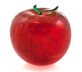 Crystal Puzzle Apple Red
