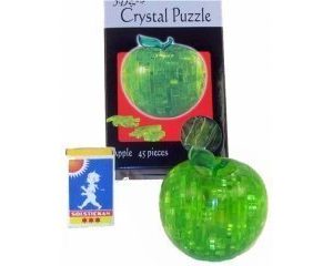 Crystal Puzzle Apple green