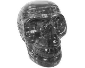 Crystal Puzzle Skull Black