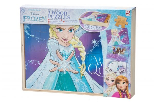 Disney Frozen Puinen Palapeli 3 Kpl/Pkt