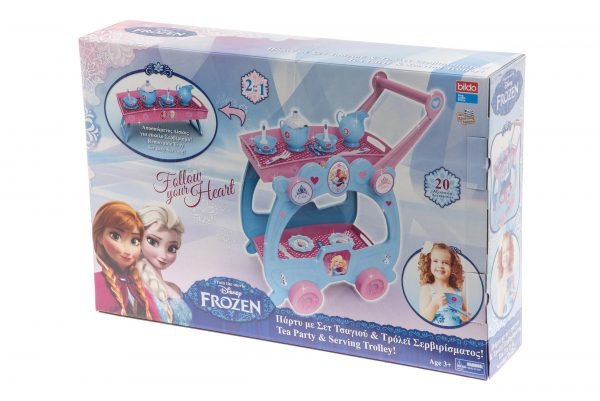 Disney Frozen Tarjoiluvaunu Ja Teeastiasto