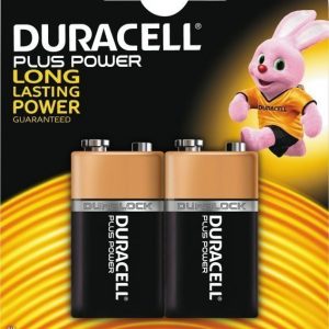Duracell Plus Power 9v 2 kpl