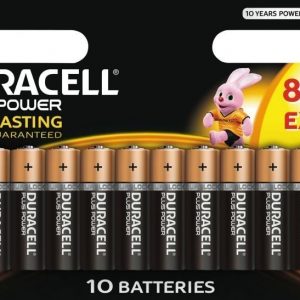 Duracell Plus Power AA 8+2 kpl