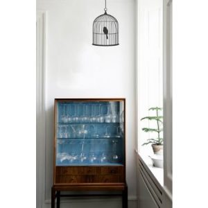 Ferm Living Birdcage seinätarra pieni musta