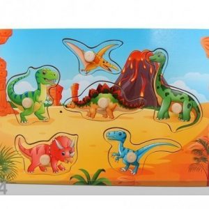 Gerardo`S Toys Puinen Palapeli Dinosaurukset