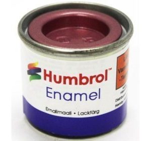 Humbrol 051 Metallic Red metallihohto