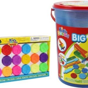 Kids Dough Leikkihiekka Big Bucket + Big Pack Paketti