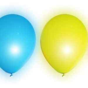 LED Light Up Balloon 5-pack Mixed Colours