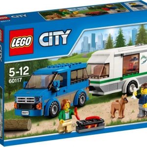 LEGO City 60117 Pakettiauto ja asuntovaunu