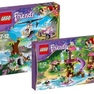 LEGO Friends Pelastusoperaation viidakkotukikohta + Pelastusoperaatio viidakkosillalla Paketti