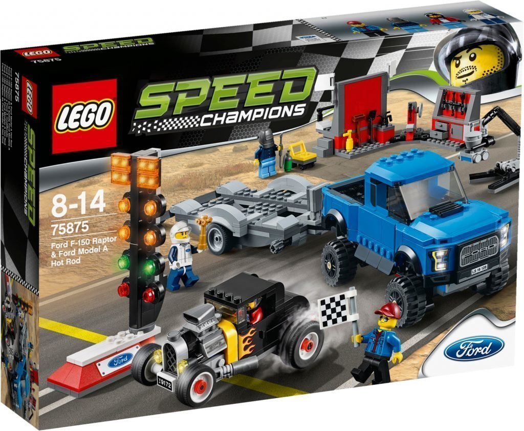 75875 LEGO Speed Champions 75875 Ford F-150 Raptor ja Fordin A-mallin ...