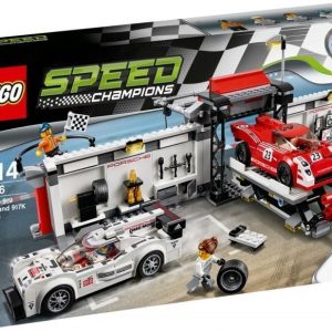 LEGO Speed Champions 75876 Porsche 919 Hybrid ja 917K-varikkokaista