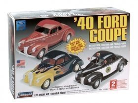 LINDBERG 40 Ford Costum Coupe 1/25