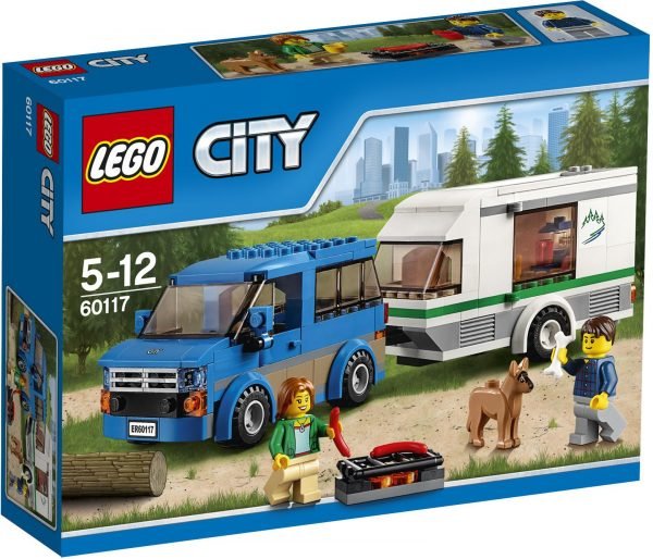 Lego City Great Vehicles 60117 Pakettiauto Ja Asuntovaunu