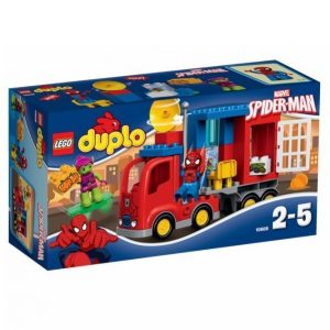 Lego Spider Man Ja Seikkailu Hämähäkkikuorma Autolla 10608
