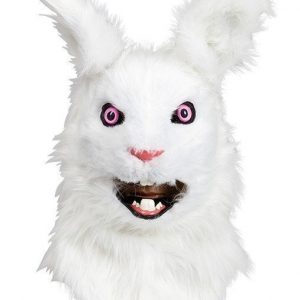 Maskeradmask Delux White Rabbit