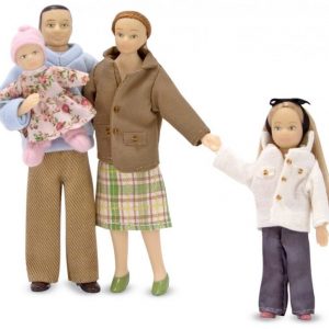 Melissa & Doug Dollhouse Victorian Doll Family