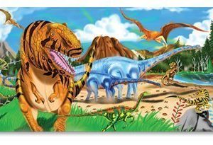 Melissa & Doug Floor Puzzle Land of Dinosaurs 48 Pieces