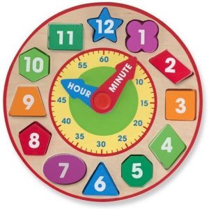 Melissa & Doug Shape Sorting Clock