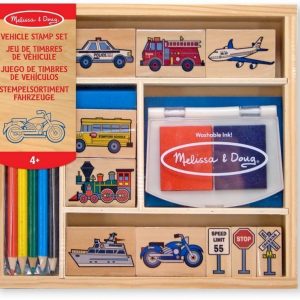 Melissa & Doug Vehicle Stamp Set