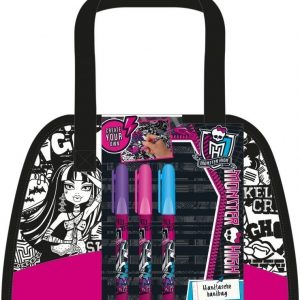 Monster High Väritettävä käsilaukku vetoketjulla