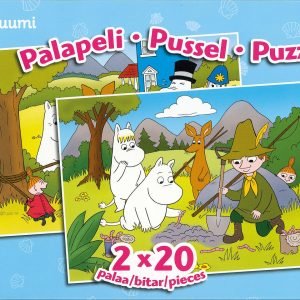 Muumi Rasiapalapeli: 2 X 20 P.  (2 Erilaista)