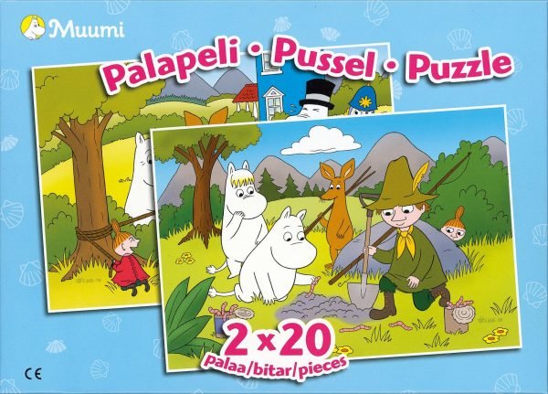 Muumi Rasiapalapeli: 2 X 20 P.  (2 Erilaista)