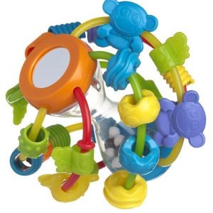 PLAYGRO Leiki ja opi -pallo Lelu jossa peili ja apinoita