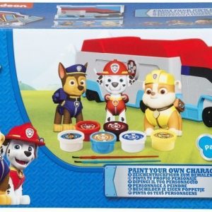 Paw Patrol Väritettävät posliinihahmot 4 kpl