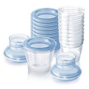 Philips Avent Via säilytysastia 10x180 ml + sovitin 2 kpl