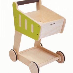 Plantoys Shopping Cart Ekologinen Puulelu