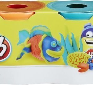 Play-Doh Classic Colours 4-pack Sininen/Oranssi/Turkoosi/Vihreä