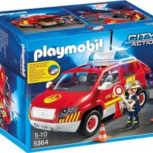 Playmobil City Action Palopäällikön auto valo- ja äänitoiminnolla