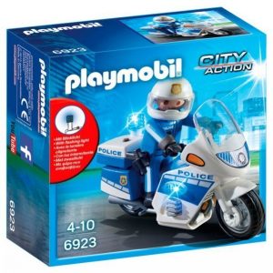 Playmobil Poliisimoottoripyörä Jossa Led Valo