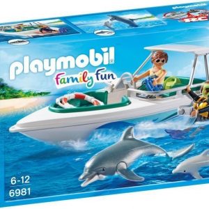 Playmobil Sukellusretki moottoriveneellä