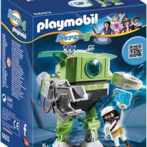 Playmobil Super 4 Cleano Robot