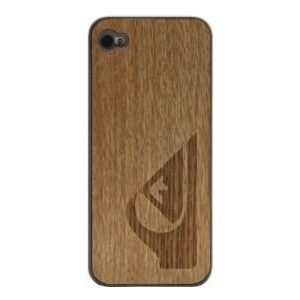 Quiksilver iPhone 4/4S vaaleanruskea puukuori