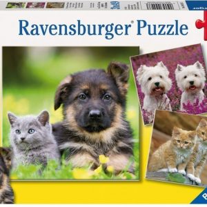 Ravensburger Palapeli Koitat & Kissat 3 x 49 palaa